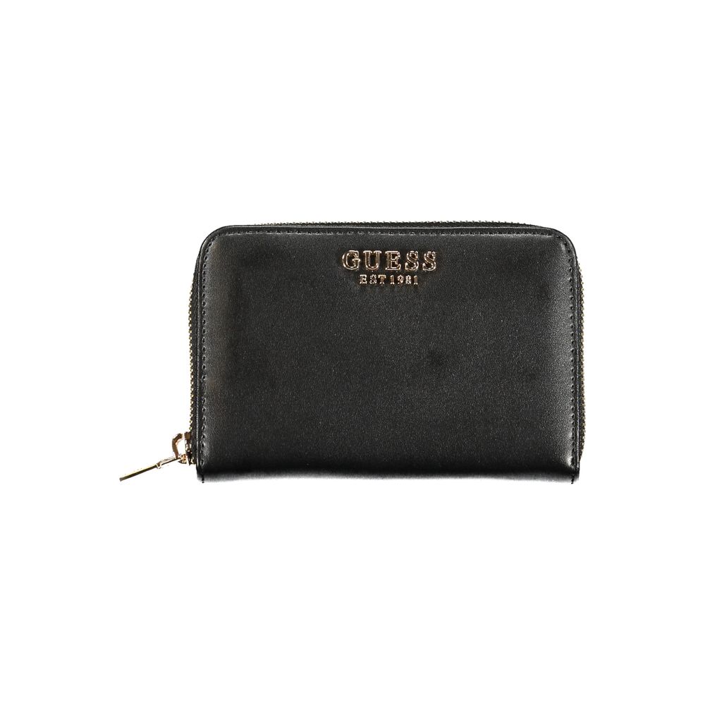 Guess Jeans Black Polyurethane Women Wallet