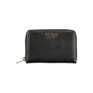 Guess Jeans Black Polyurethane Women Wallet