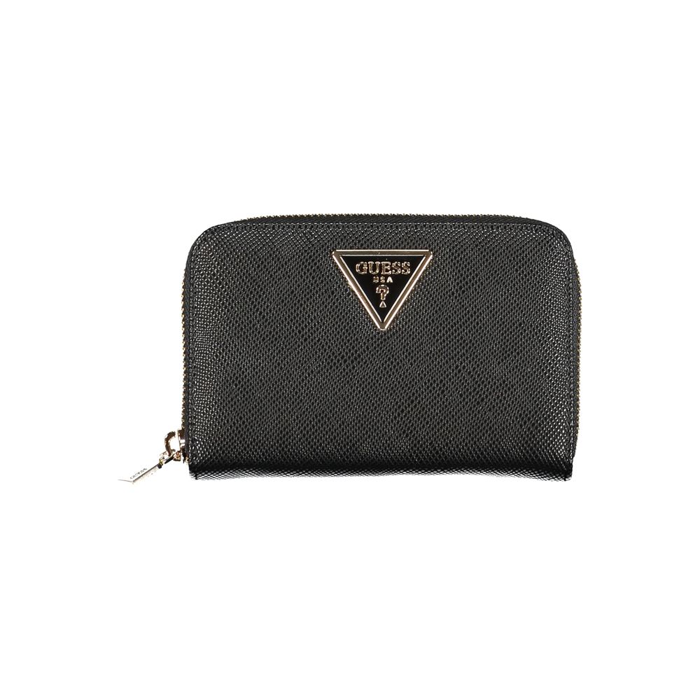 Guess Jeans Nero Poliuretano Women Wallet