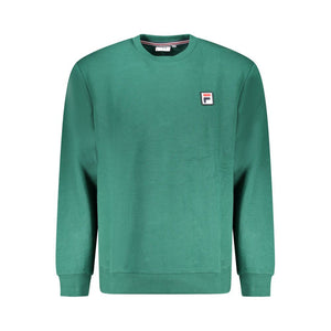 Fila Green Cotton Men Sweater