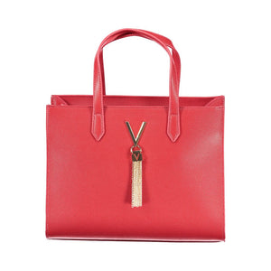 Mario Valentino Red Polyurethane Women Handbag