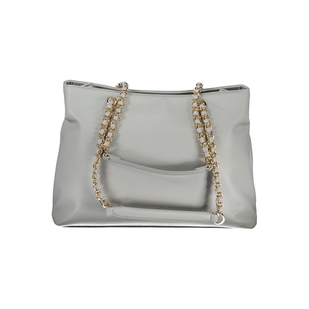 Mario Valentino Grigio Polyurethane Women Shoulder Bag