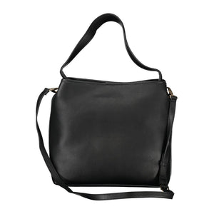 Mario Valentino Black Polyurethane Women Handbag