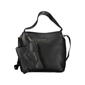 Mario Valentino Black Polyurethane Women Handbag