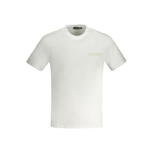 Napapijri White Cotton Men's T-Shirt