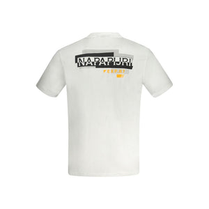 Napapijri White Cotton Men's T-Shirt