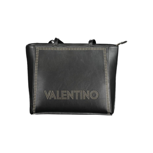 Mario Valentino Black Polyurethane Women Shoulder Bag