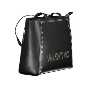 Mario Valentino Black Polyurethane Women Shoulder Bag