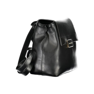Mario Valentino Black Polyurethane Women Backpack