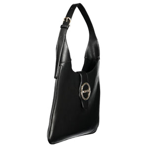 Mario Valentino Black Polyurethane Women Handbag