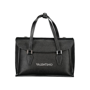 Mario Valentino Black Polyurethane Women Handbag