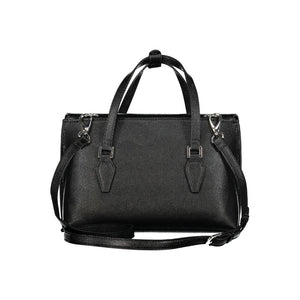 Mario Valentino Black Polyurethane Women Handbag