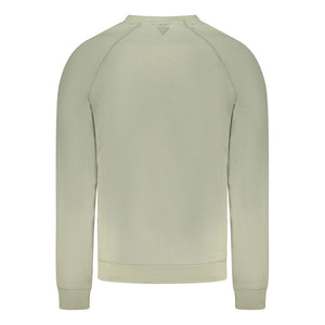 Guess Jeans Green Cotton Men Sweater