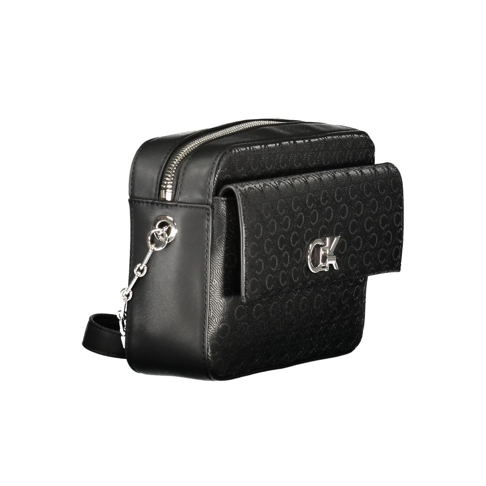 Calvin Klein Black Polyester Women's Shoulder Bag