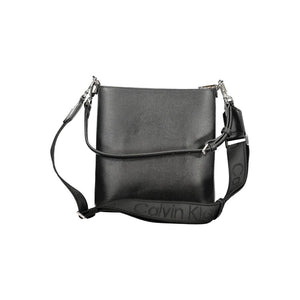 Calvin Klein Nero Polyester Women Shoulder Bag