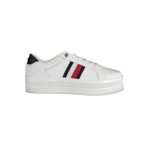 Tommy Hilfiger White Polyester Sneaker