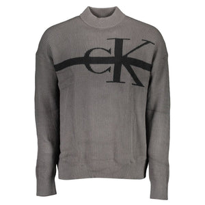 Calvin Klein Gray Cotton Sweater