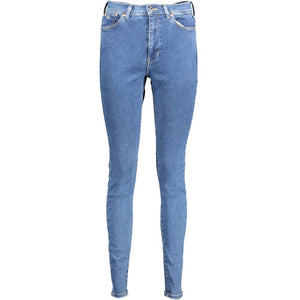 Tommy Hilfiger Blue Cotton Women Skinny Jean