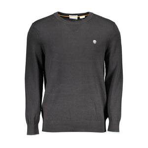 Timberland Black Organic Cotton Men Sweater