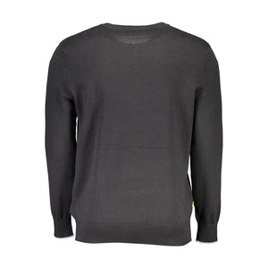 Timberland Black Organic Cotton Men Sweater