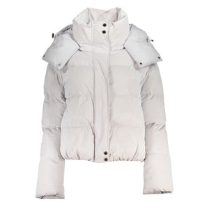 Patrizia Pepe Bianco Poliuretano Women's Jacket