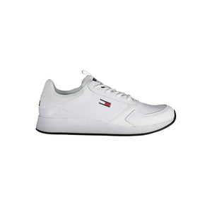 Tommy Hilfiger White Polyurethane Men Sneaker