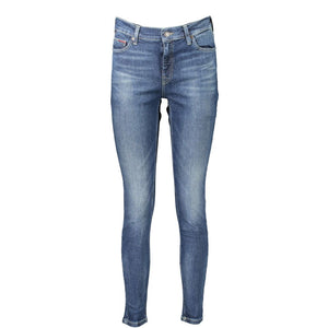 Tommy Hilfiger Blue Cotton Women's Skinny Jean