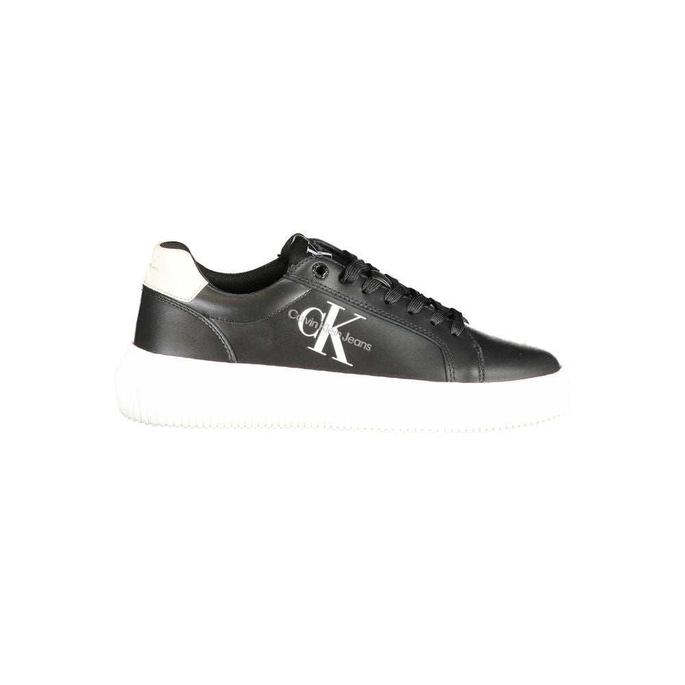 Calvin Klein Black Polyurethane Women Sneaker