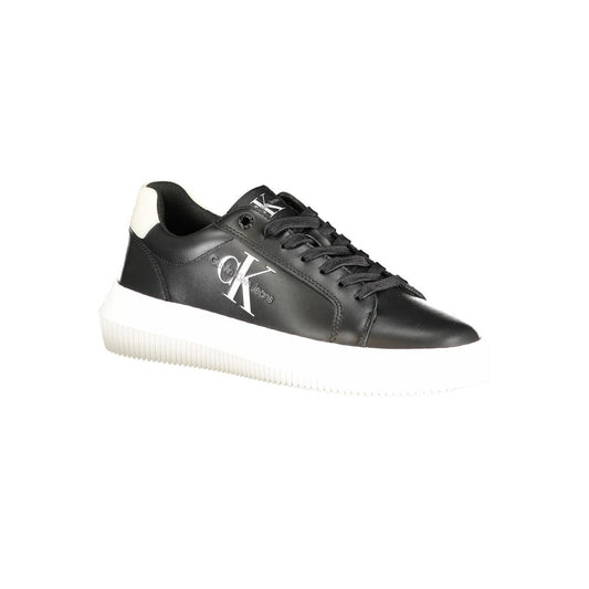 Calvin Klein Black Polyurethane Women Sneaker