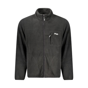 Fila Black Polyester Men Jacket