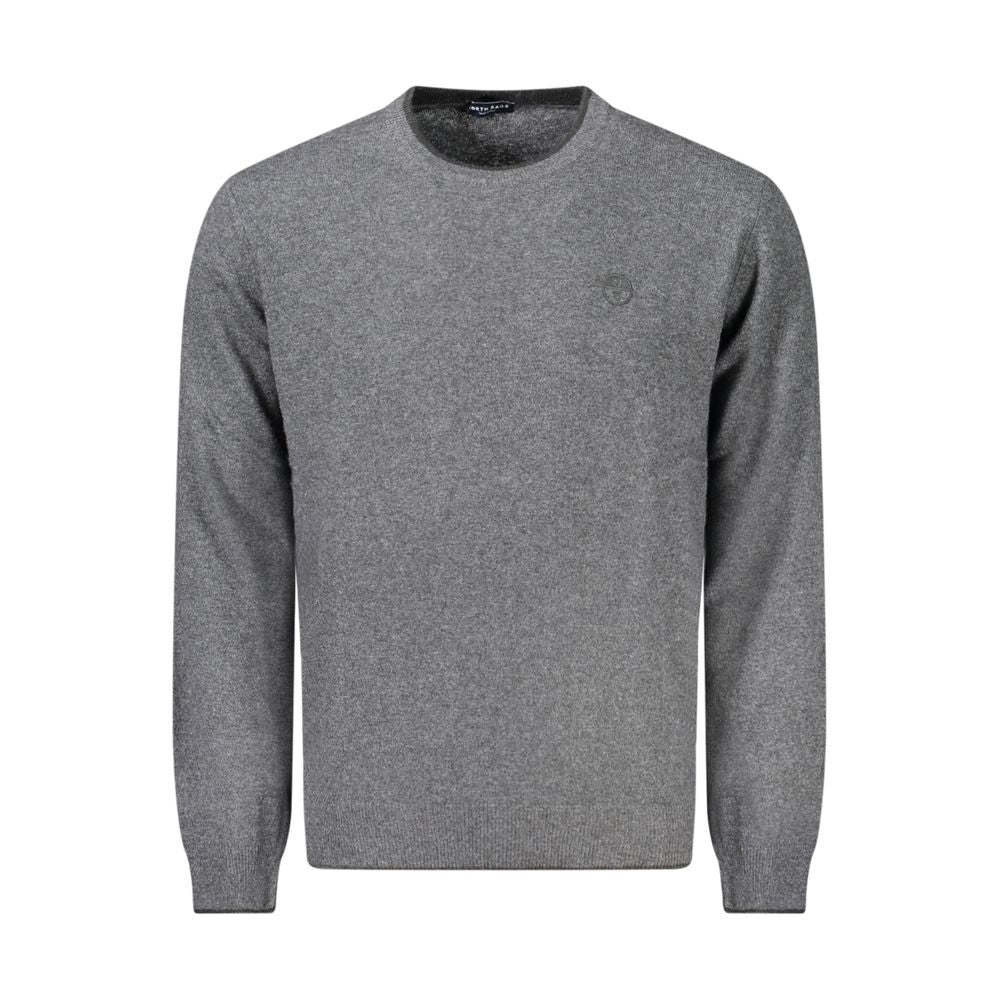 North Sails Grigio Wool Men Sweater