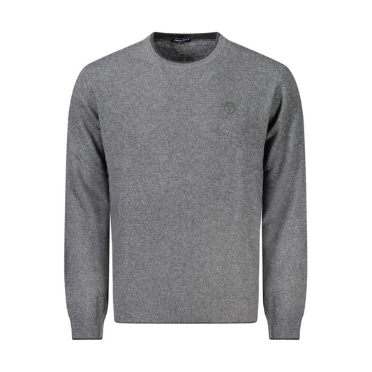 North Sails Grigio Wool Men Sweater