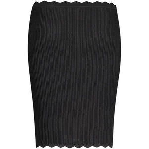 Guess Jeans Black Viscosa Women's Skirt