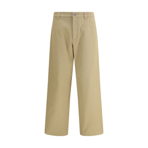 Gucci Beige Cotton Casual Pants