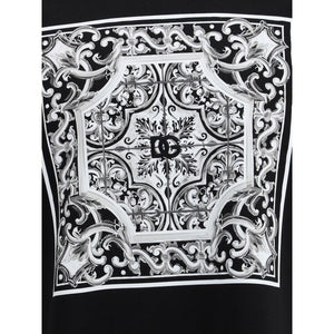 Dolce & Gabbana Black Cotton T-Shirt