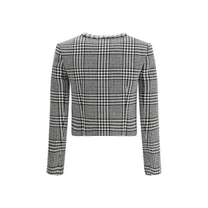 Self-Portrait Black Polyester Blazer