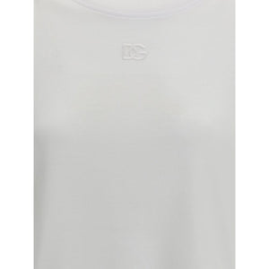 Dolce & Gabbana White Cotton T-Shirt
