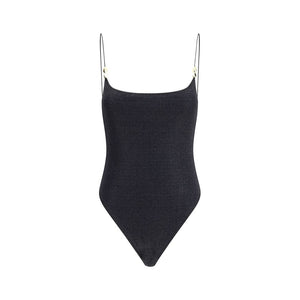 Oséree Black Polyamide One-Piece Swimsuit