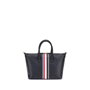 Thom Browne Black Calf Leather Bos Taurus Handbag