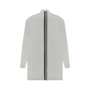 Mordecai White Cotton Pattern Shirt