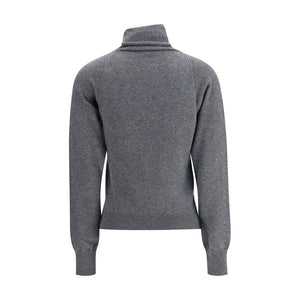 Tom Ford Gray Cashmere Turtleneck