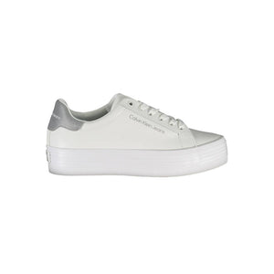 Calvin Klein Bianco Leather Women Sneaker
