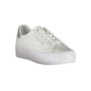 Calvin Klein Bianco Leather Women Sneaker