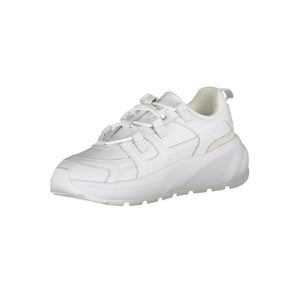 Tommy Hilfiger White Polyurethane Women Sneaker