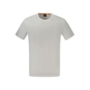 Hugo Boss Bianco Cotton Mens T-Shirt