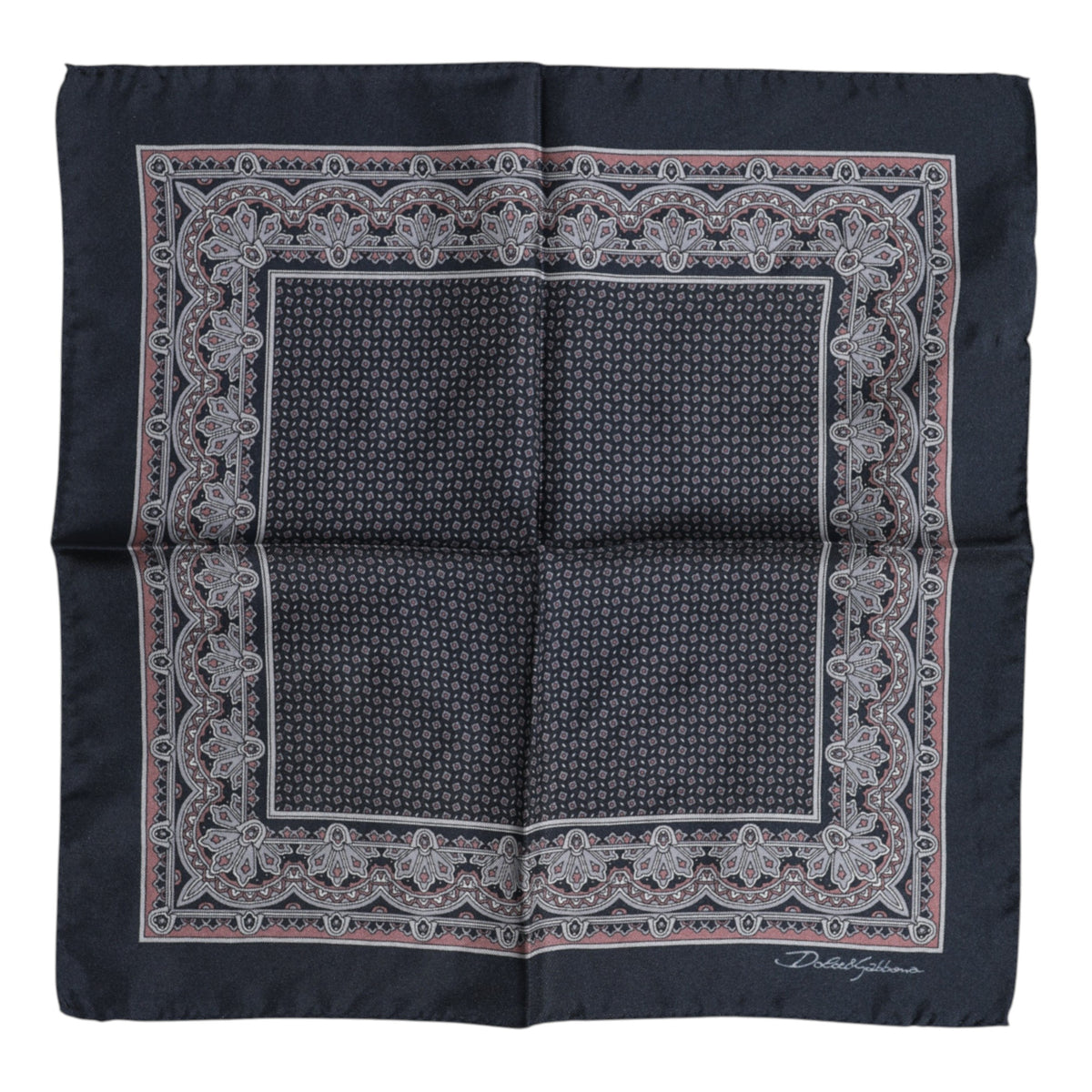 Dolce & Gabbana Multicolor Fantasy Silk Square Foulard Scarf