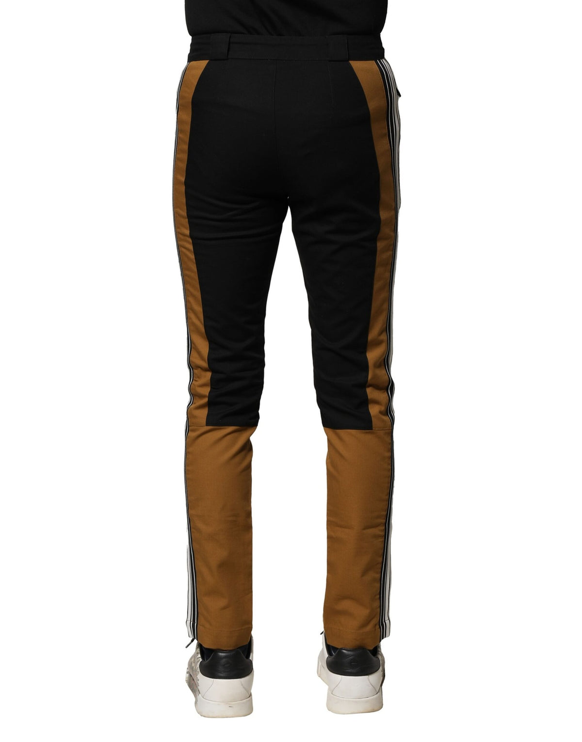 Dolce & Gabbana Multicolor Cotton Slim Fit Men Pants