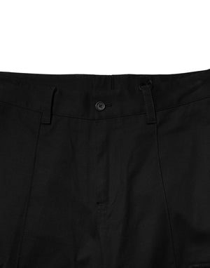 Dolce & Gabbana Black Cotton Cargo Joggers Men Pants