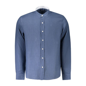 North Sails Blue Linen Men's Shirt