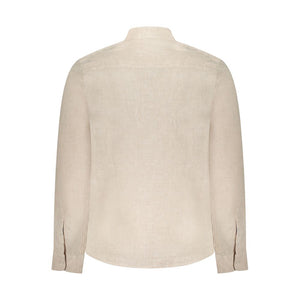 North Sails Beige Linen Men Shirt